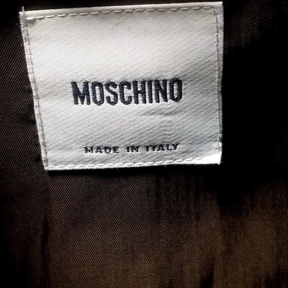 Moschino Wool Women's Prince of Wales Print Blazer Jacket. Size: 8. - Picture 4 of 8